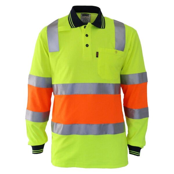 2 Tone Cotton Back Biomotion Taped Polo Thumbnail